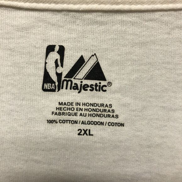 Majestic NBA Lebron James Heat T-Shirt Tee Top Size XXL 2XL M207 -20 - Picture 5 of 12